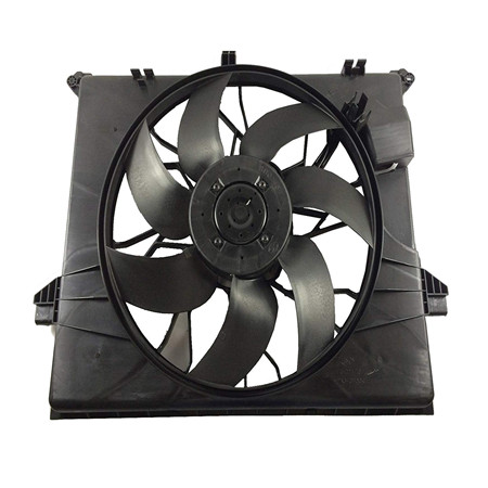 Ventilateur électrique noir de radiateur de radiateur d'huile de haute performance de 7 pouces